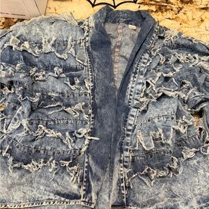 Distressed Denim Jacket